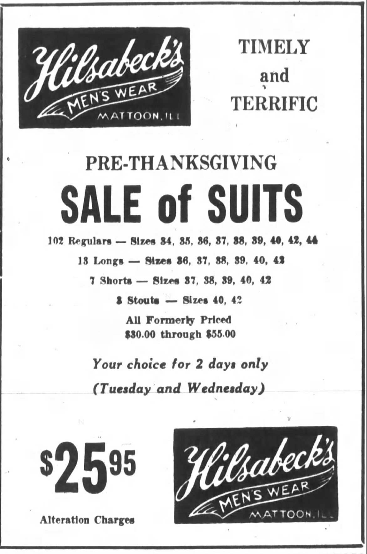 Hilsabeck's Men's Wear